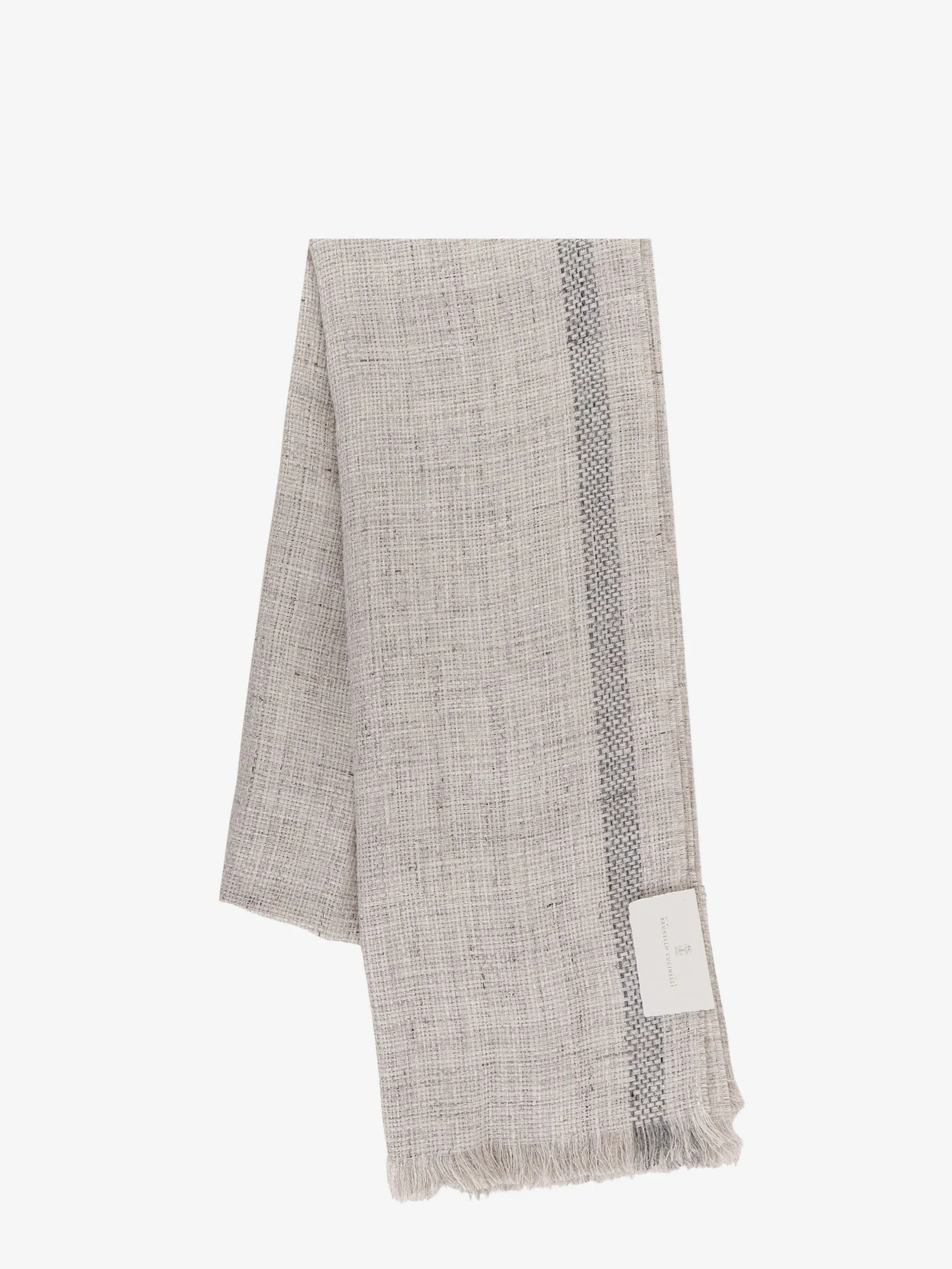 Brunello Cucinelli Men Linen Scarf - 1