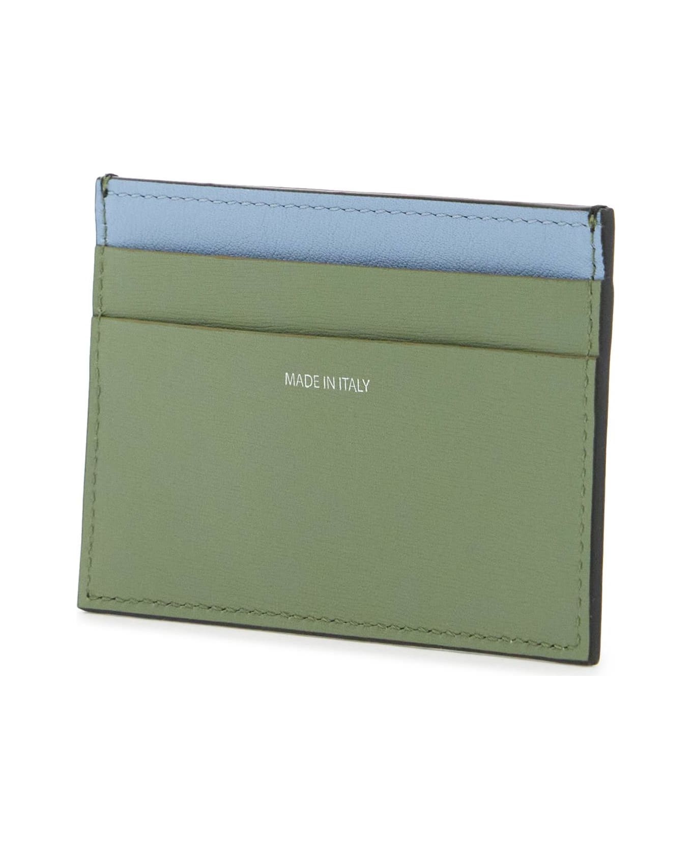 Saffiano Leather Card Holder With - 2