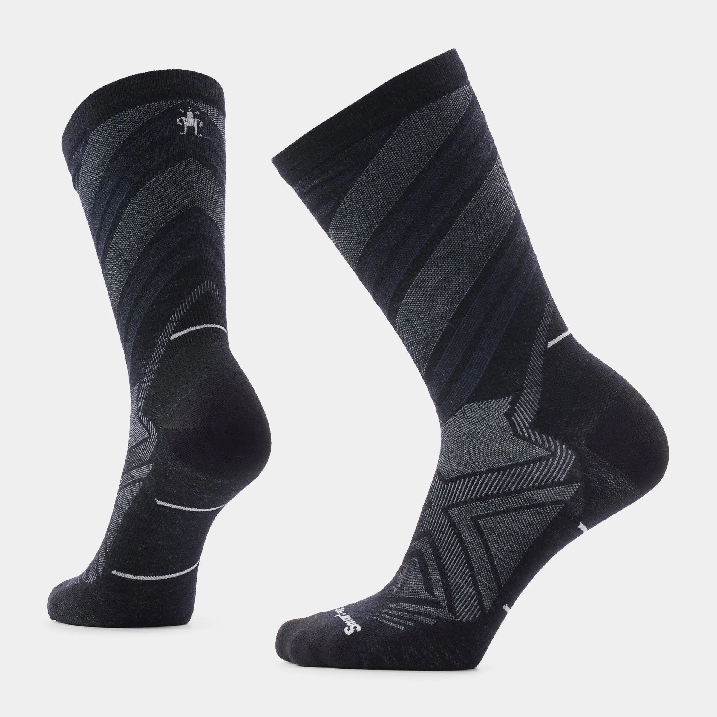 Run Zero Cushion Pattern Crew Socks - 1