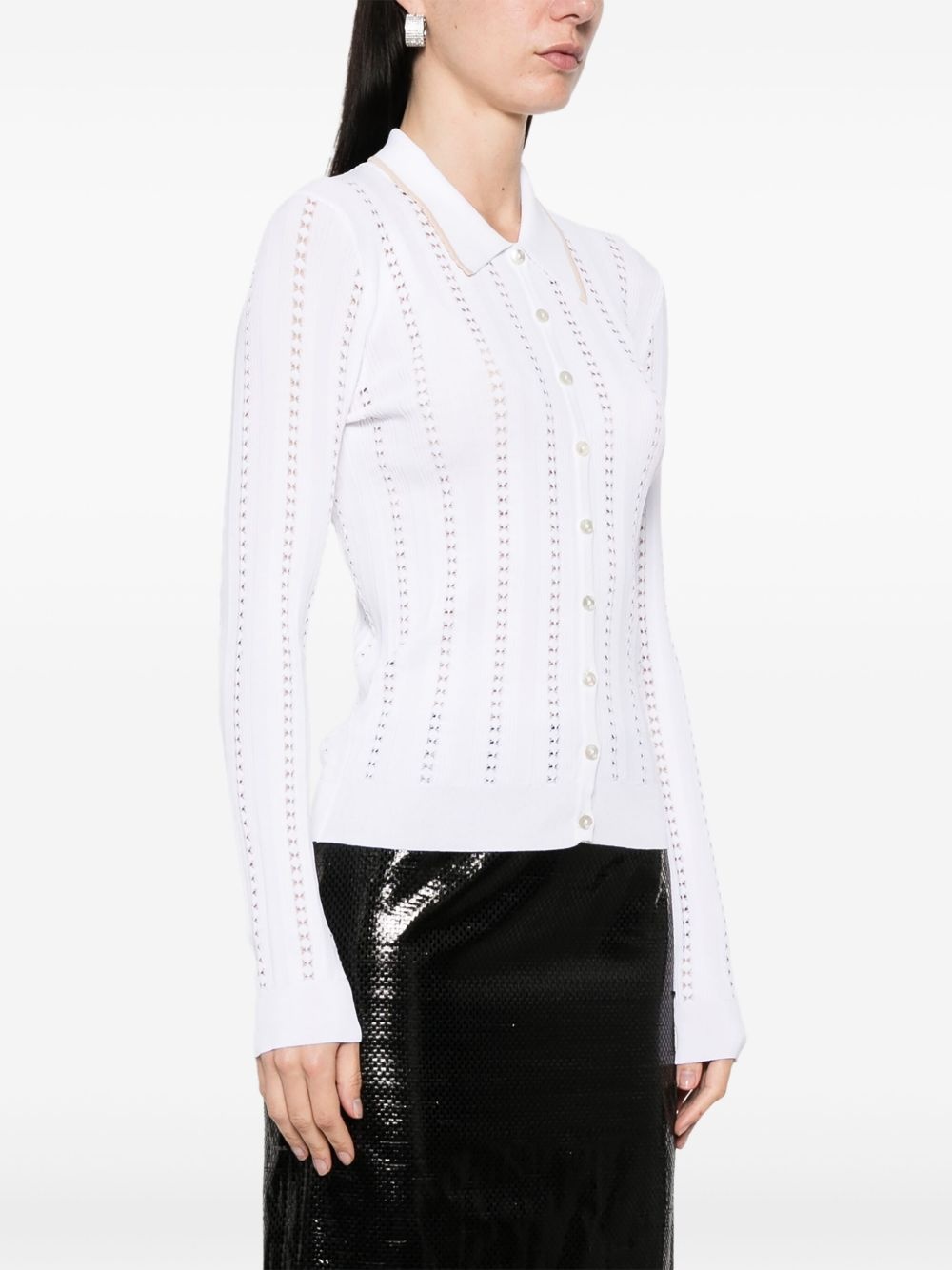 fine-ribbed shirt - 3