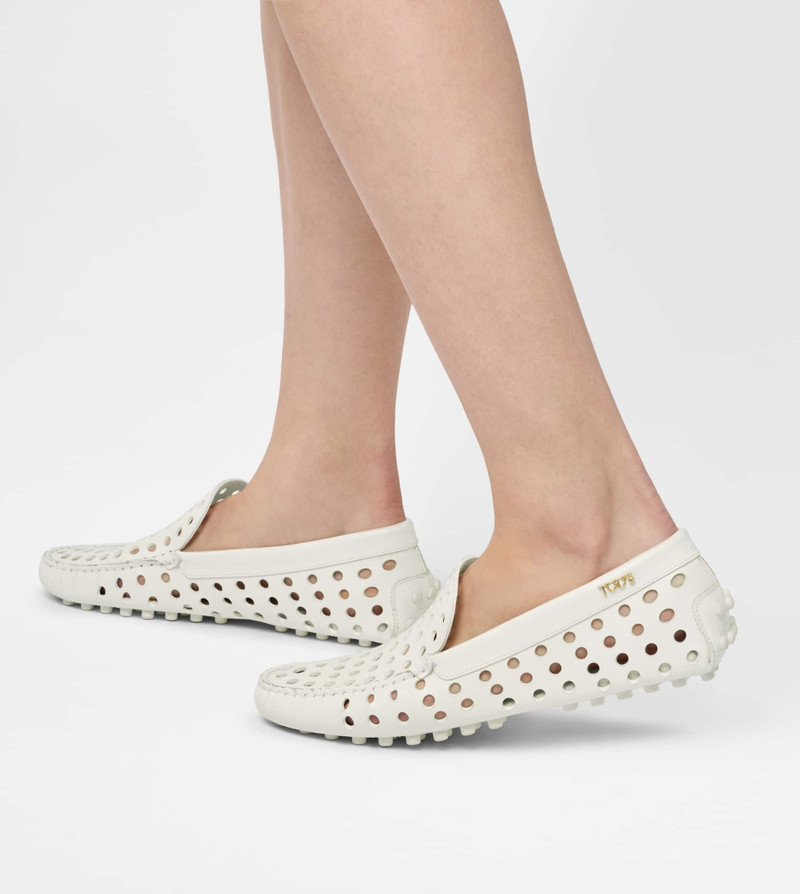 Tod's GOMMINO LOAFERS IN LEATHER - WHITE outlook