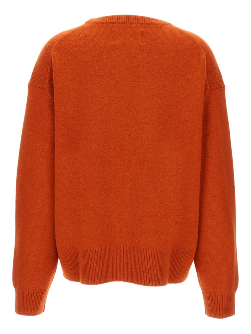 extreme cashmere ribbed crew-neck sweater outlook