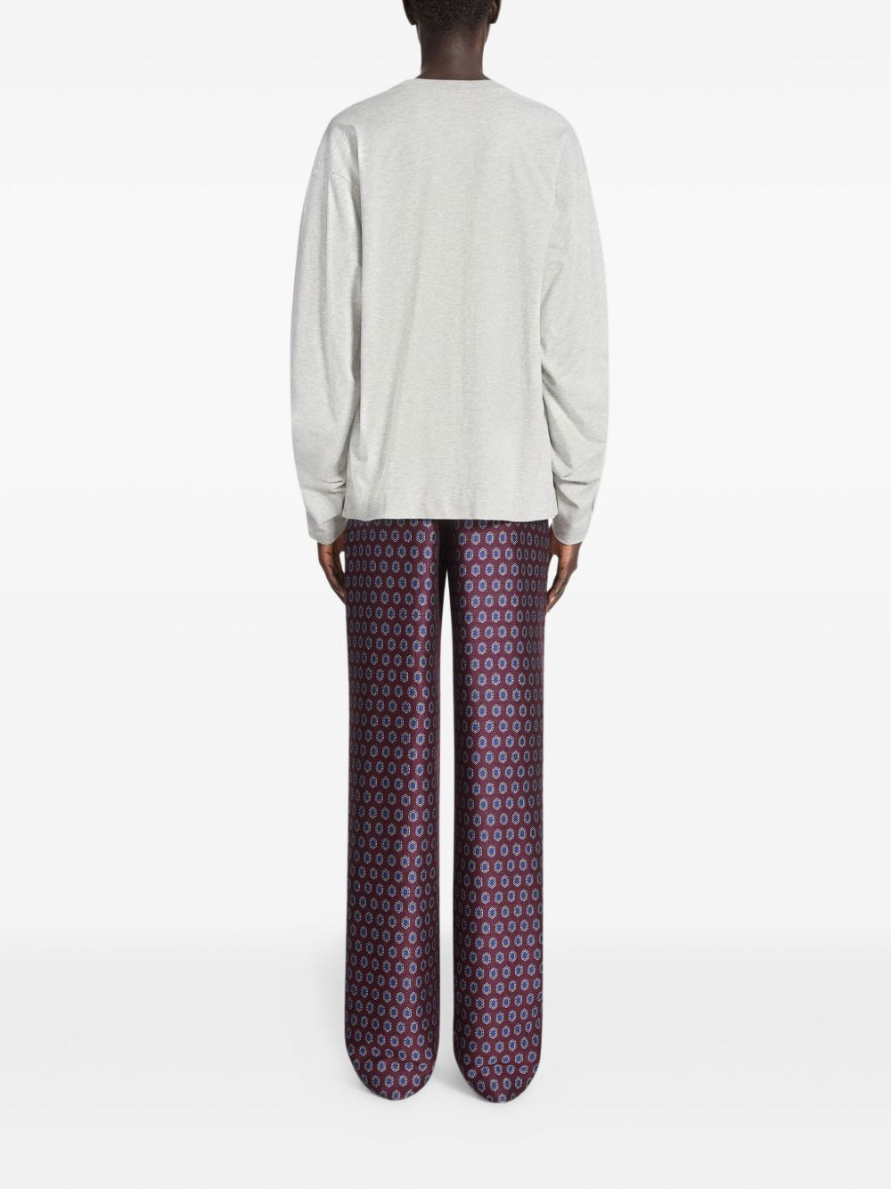 pleated long-sleeves T-shirt - 4
