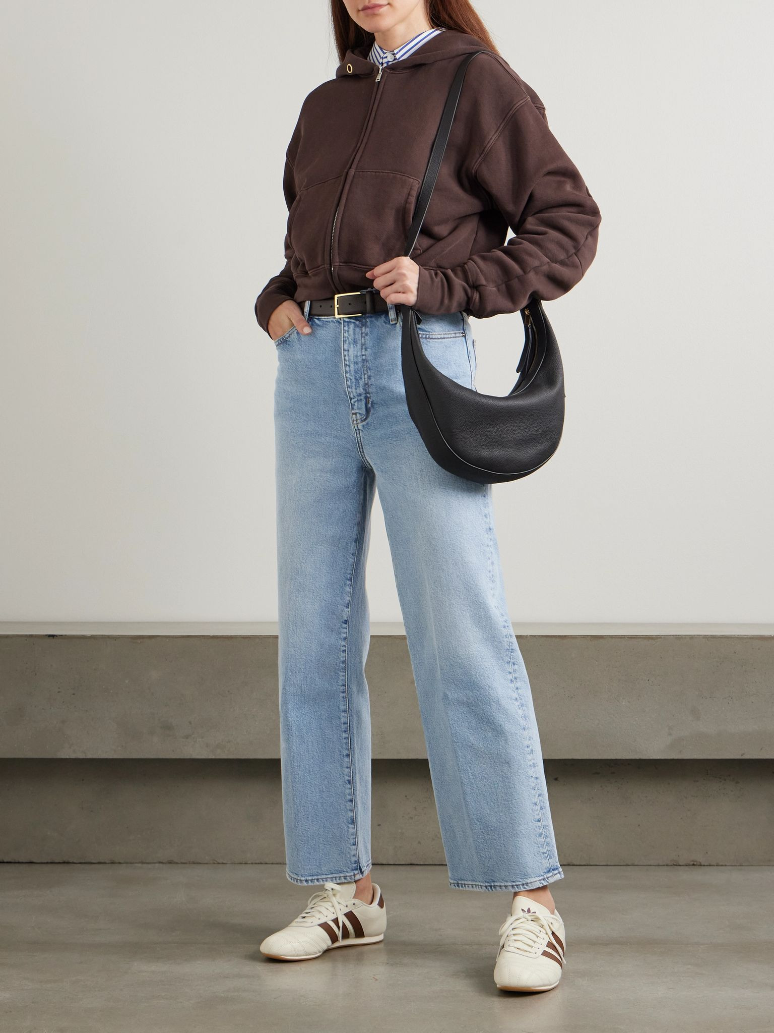 The Wide high-rise wide-leg jeans Light denim - 2