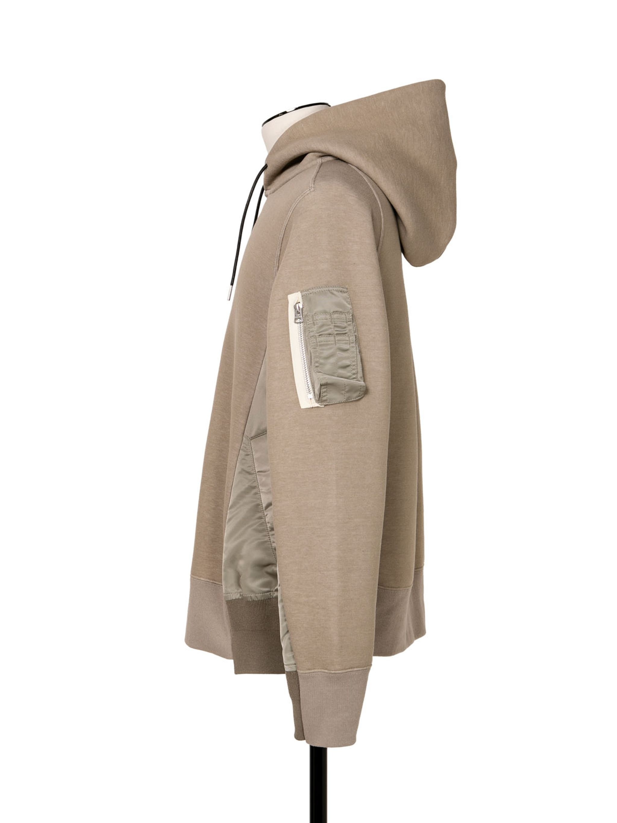 Sponge Sweat x Nylon Twill Hoodie - 3