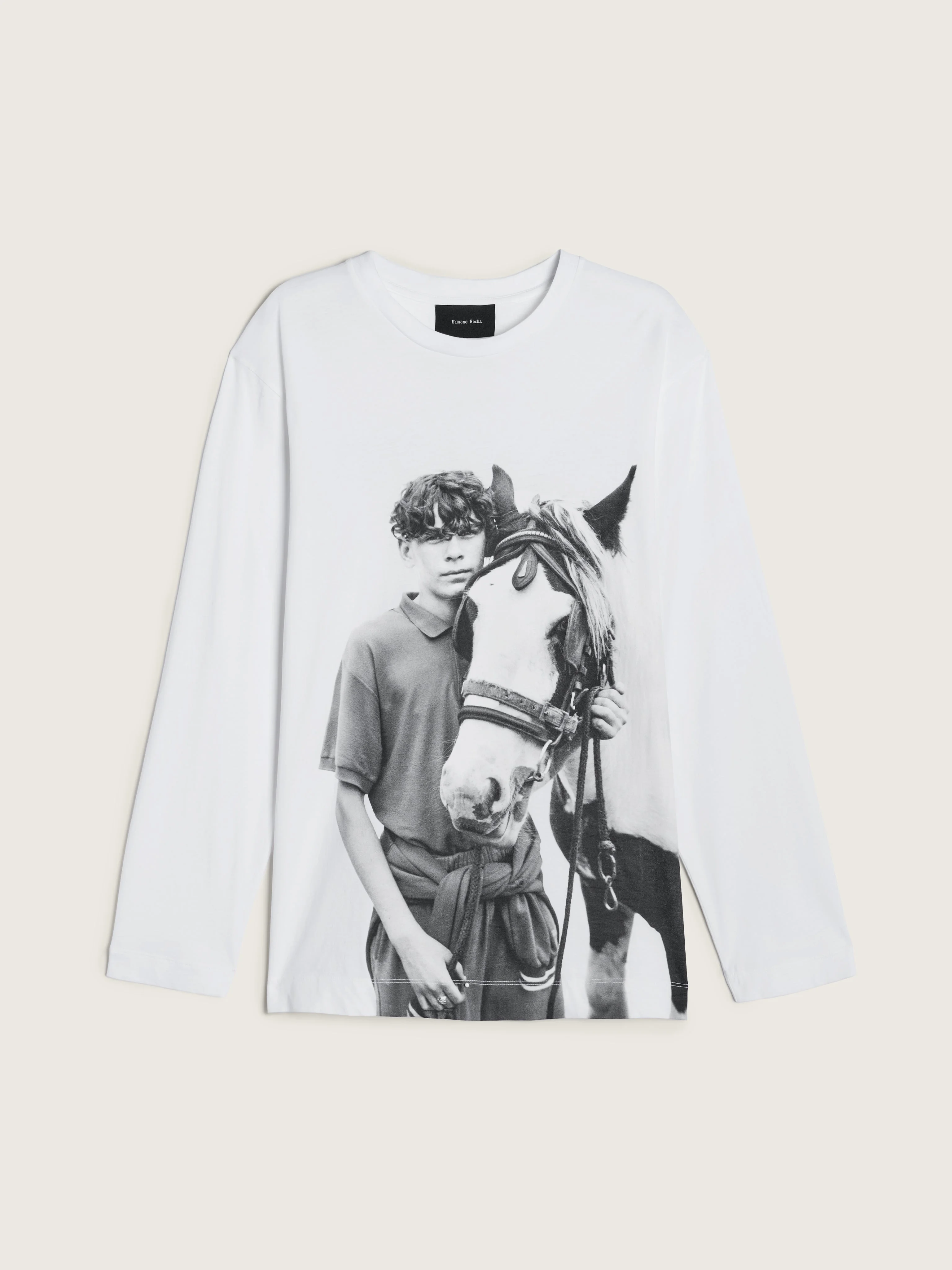 Pony Kid Print Long Sleeve T-Shirt - 1