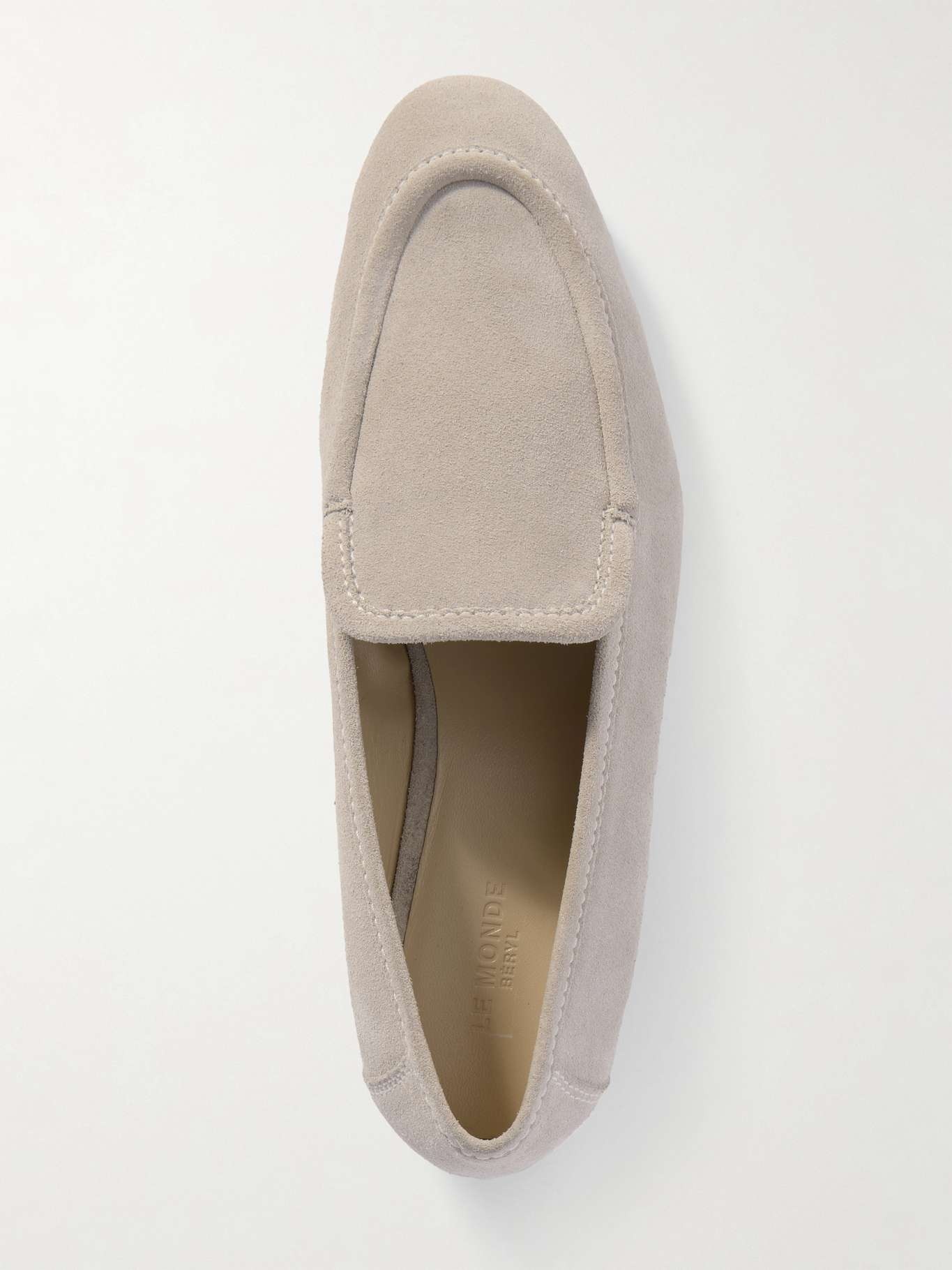 Suede loafers Stone - 5