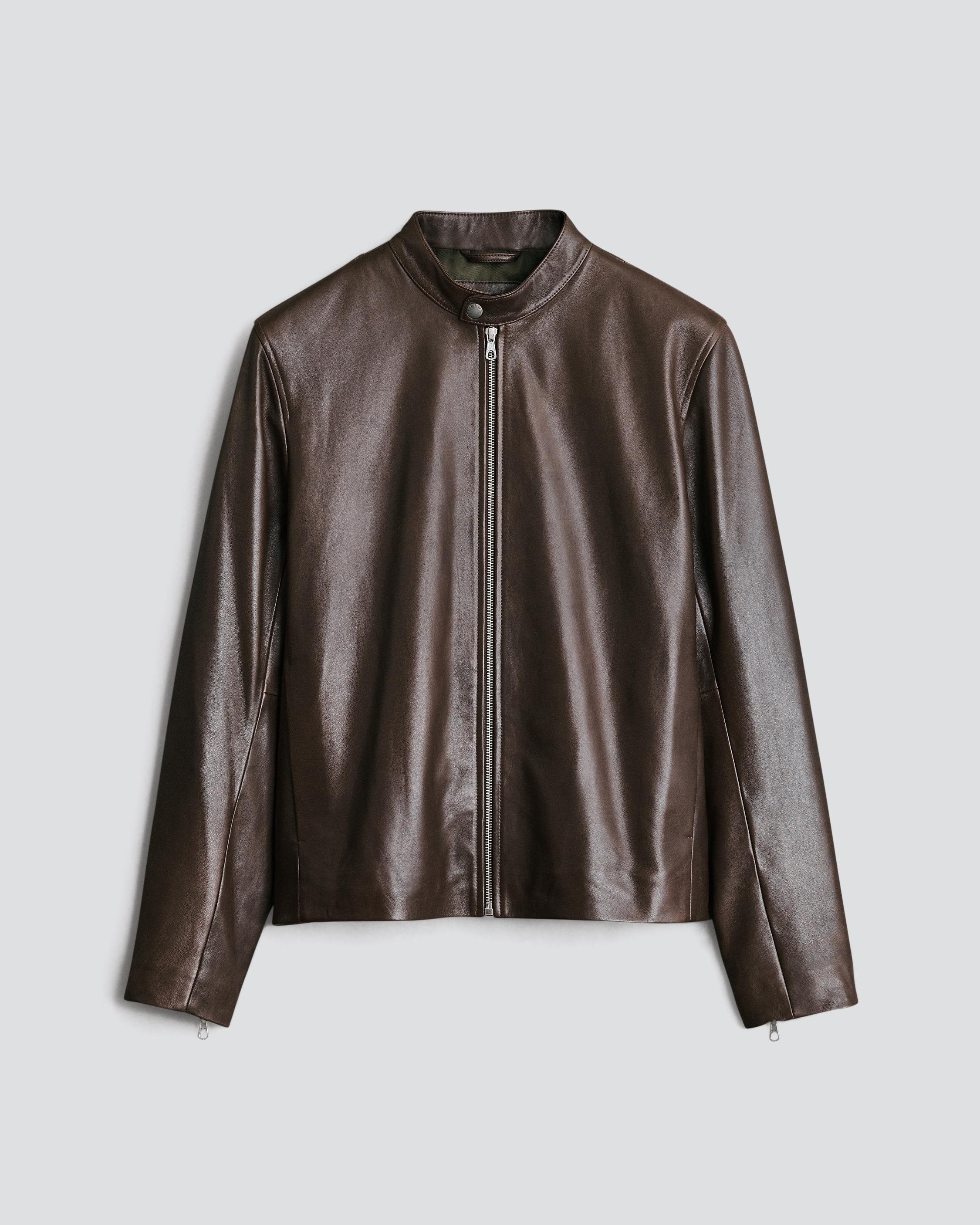 Archive Leather Café Racer
Slim Fit Jacket - 1