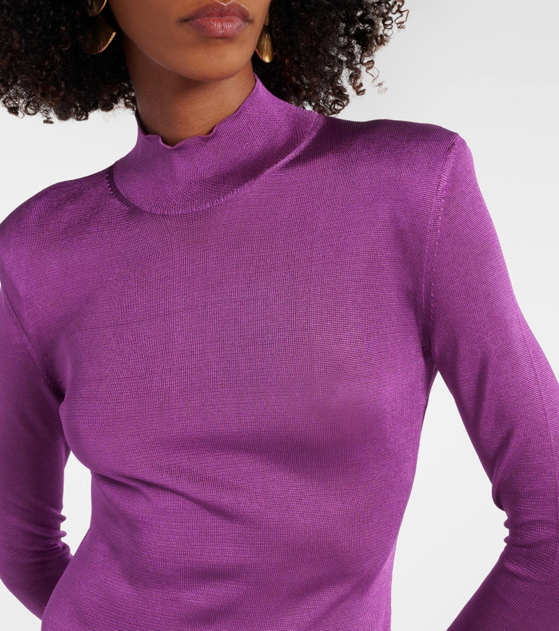 knitted jersey maxi dress 4