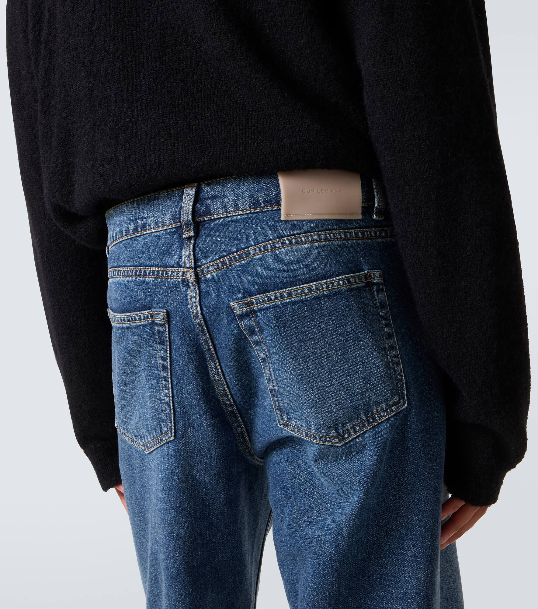 Mid-rise bootcut jeans - 6