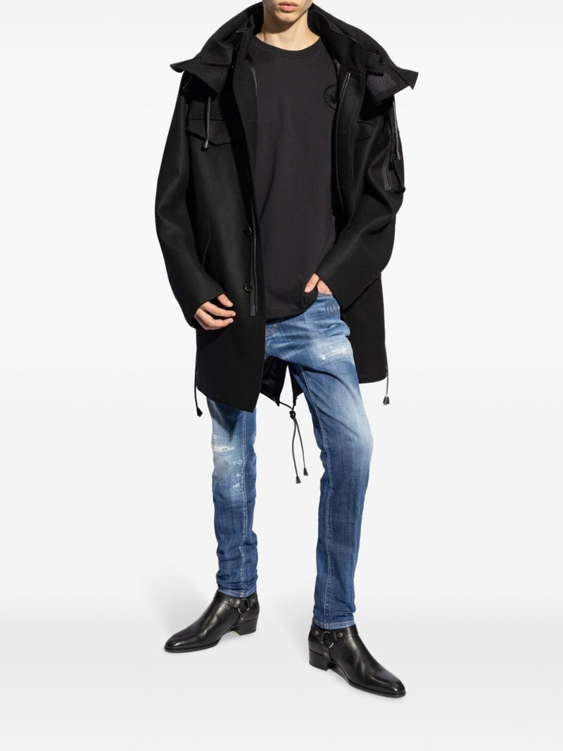 DSQUARED2 logo-appliquÃ©d cotton T-shirt outlook