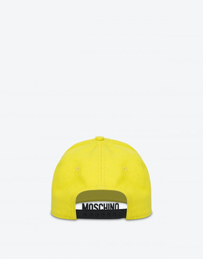 Moschino MOSCHINO SMILEY® EMBROIDERY CANVAS HAT outlook