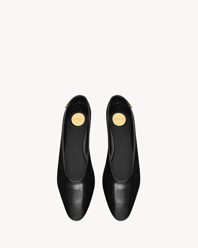 SAINT LAURENT SAO BALLERINAS IN SMOOTH LEATHER outlook