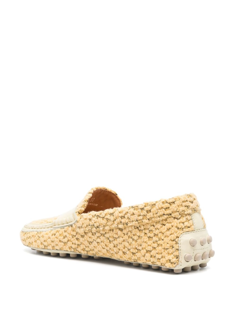 tweed loafers - 3