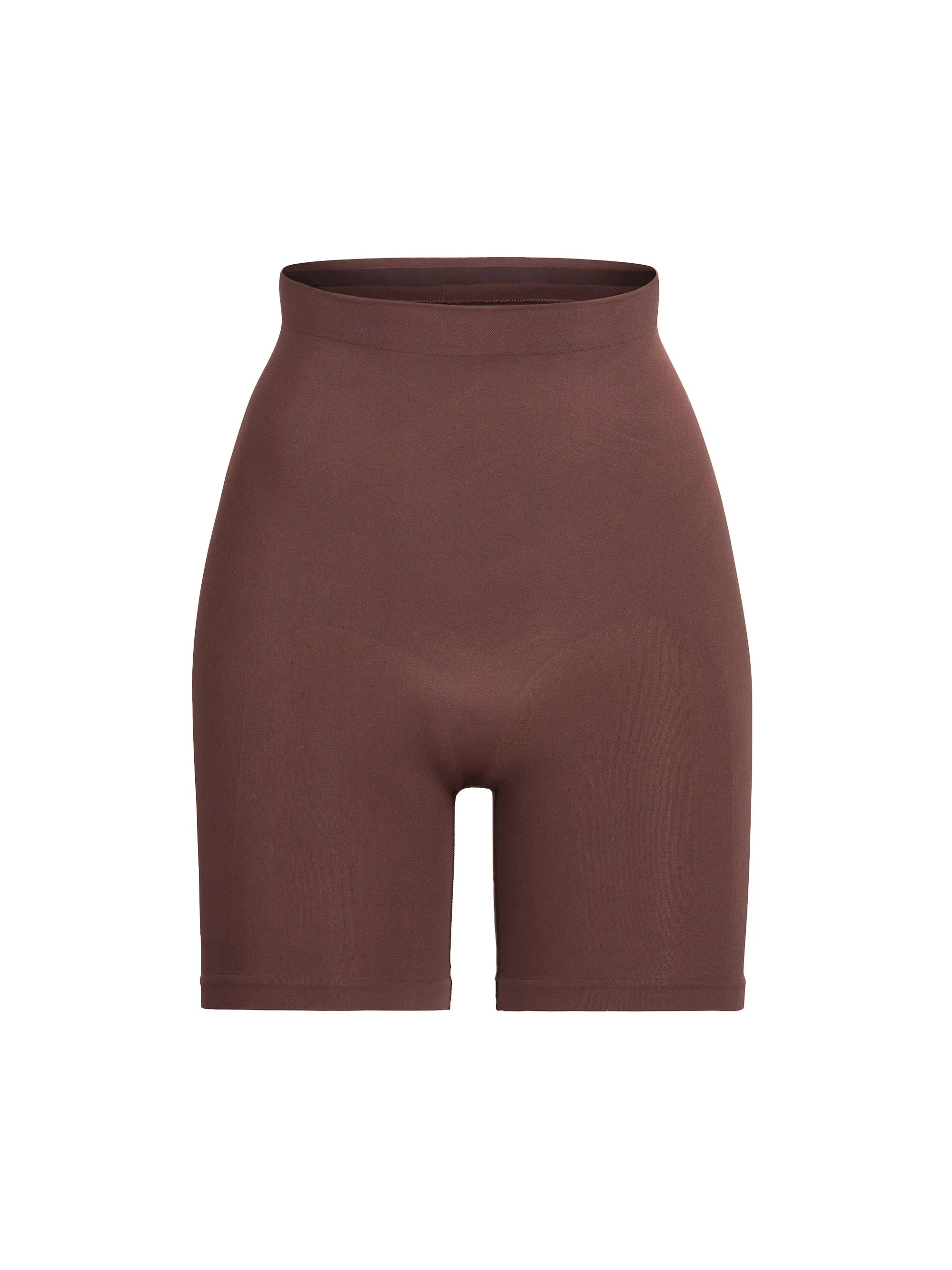 Women's Seamless Sculpt Mid-Thigh Short - Cocoa - 1