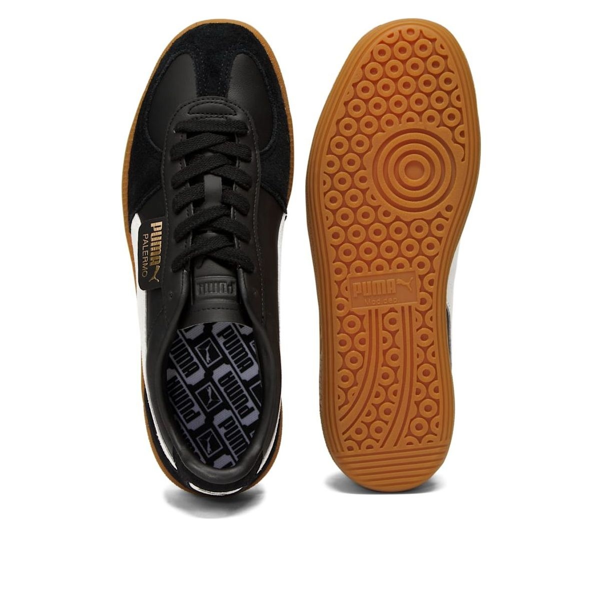 PUMA Palermo Leather 'Black Feather Grey Gum' 396464-03 - 4