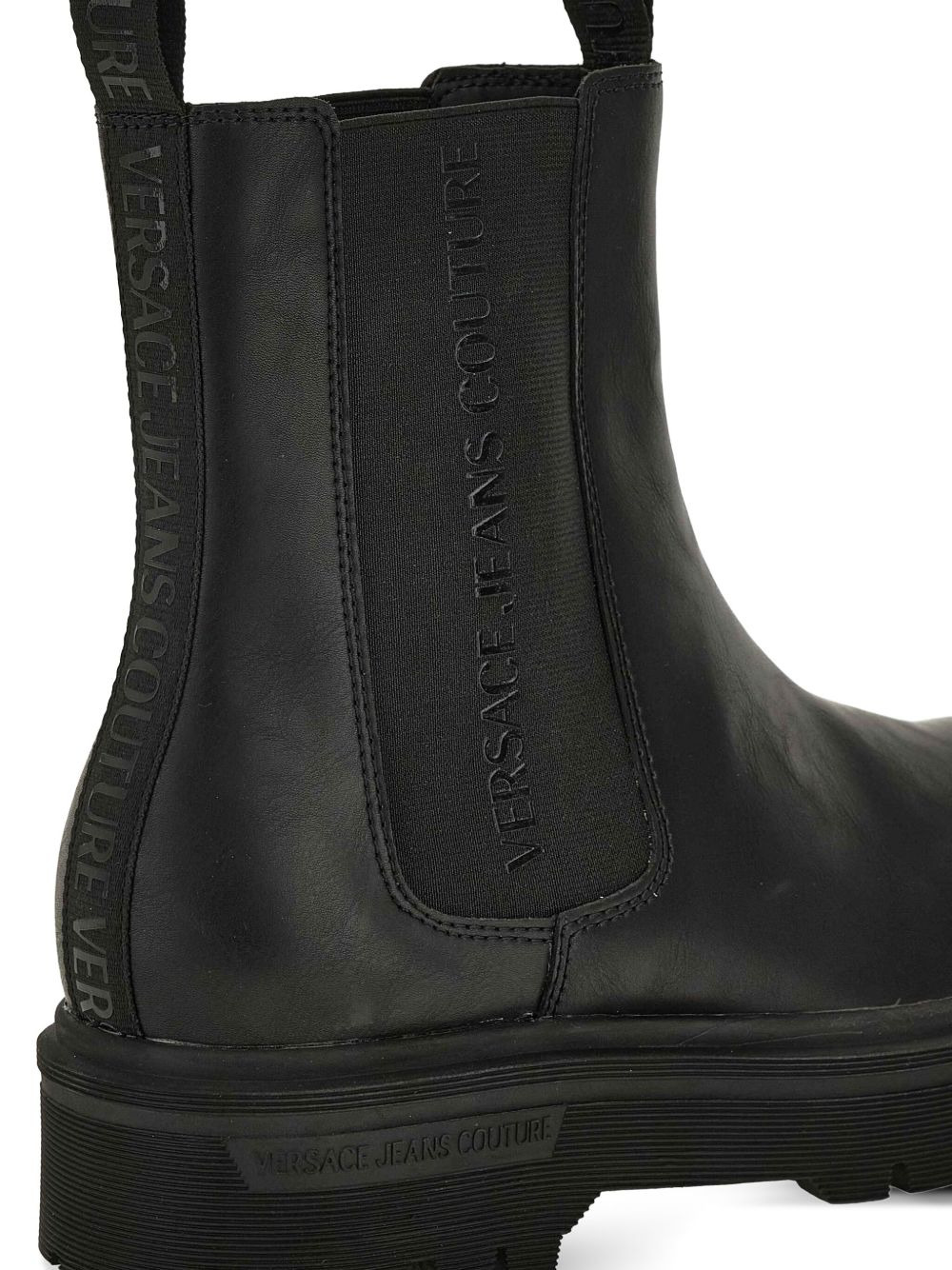 logo-detail elastic-panel boots - 4
