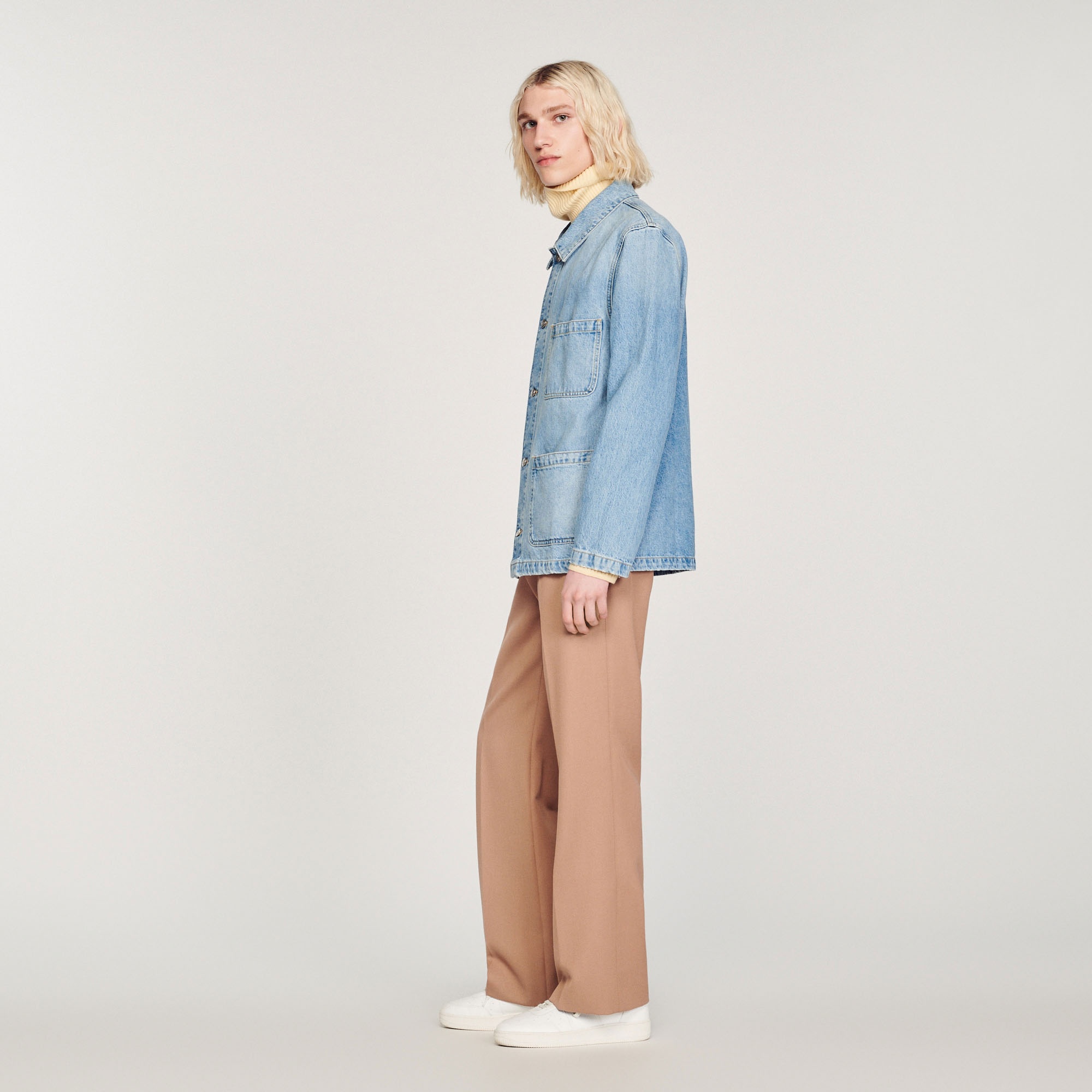 Denim worker jacket - 7