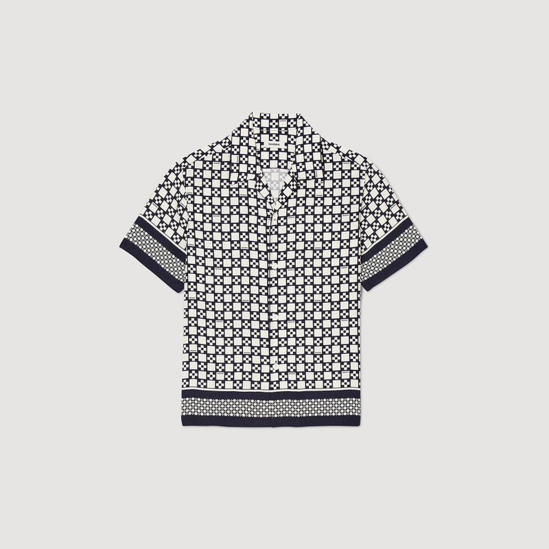 SQUARE CROSS SHORT-SLEEVED SHIRT 1