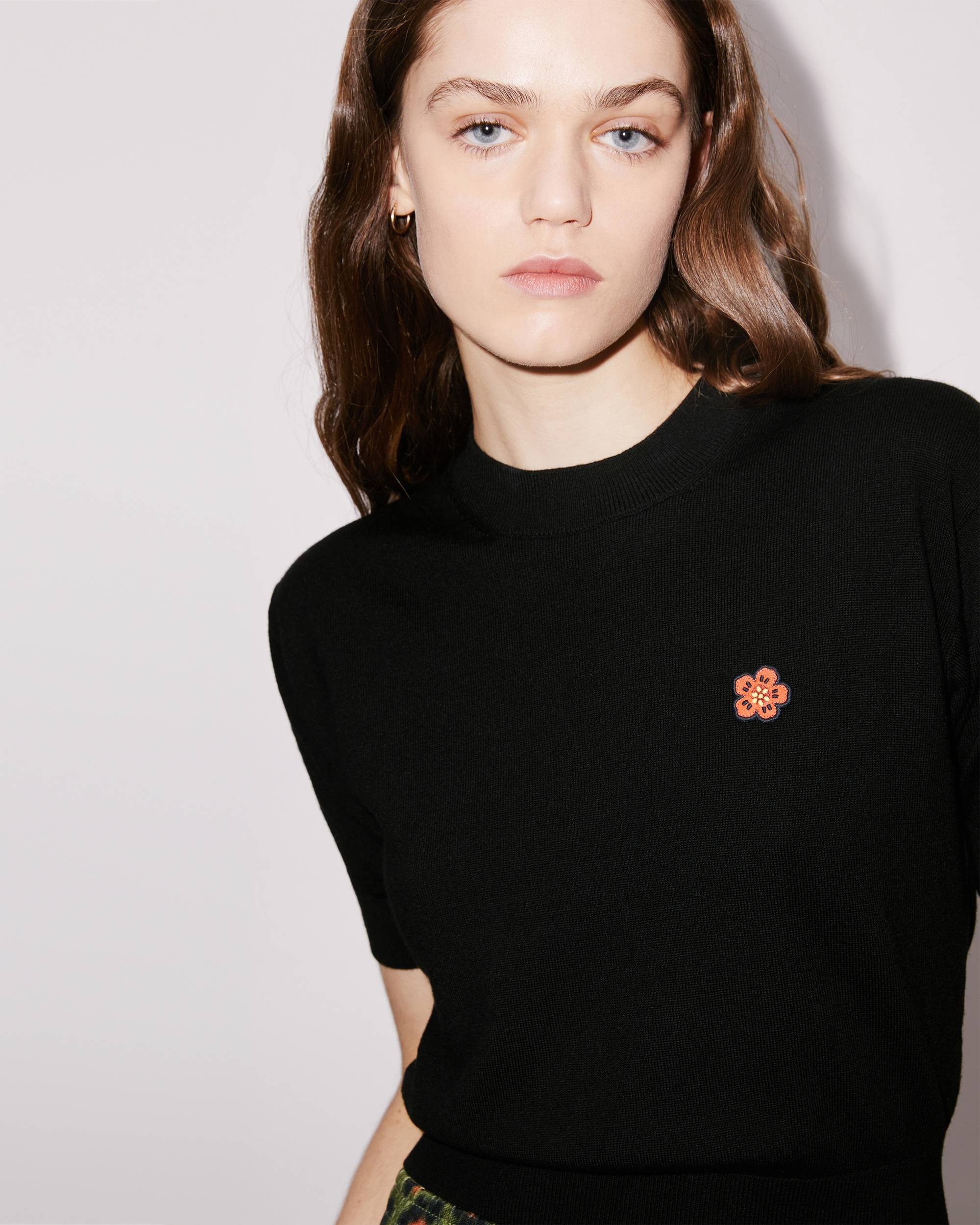 'BOKE FLOWER' crest woollen jumper - 6