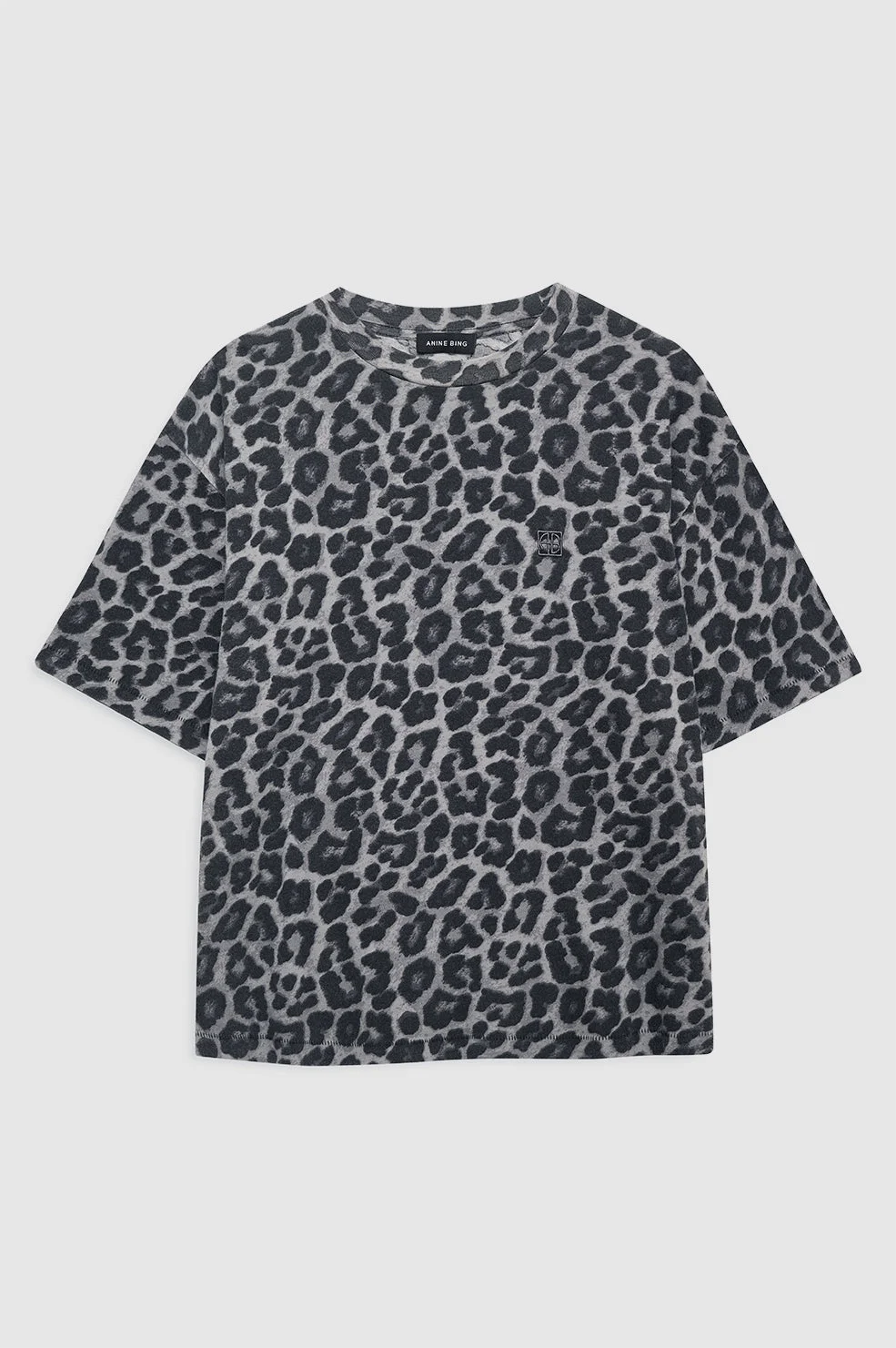 Cohen Tee - Grey Leopard - 1