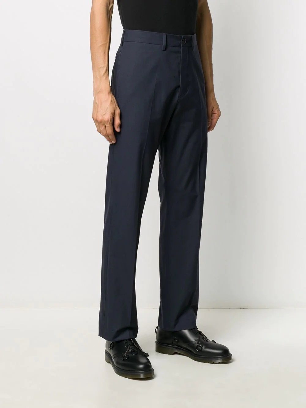 fitted tailored trousers - 3