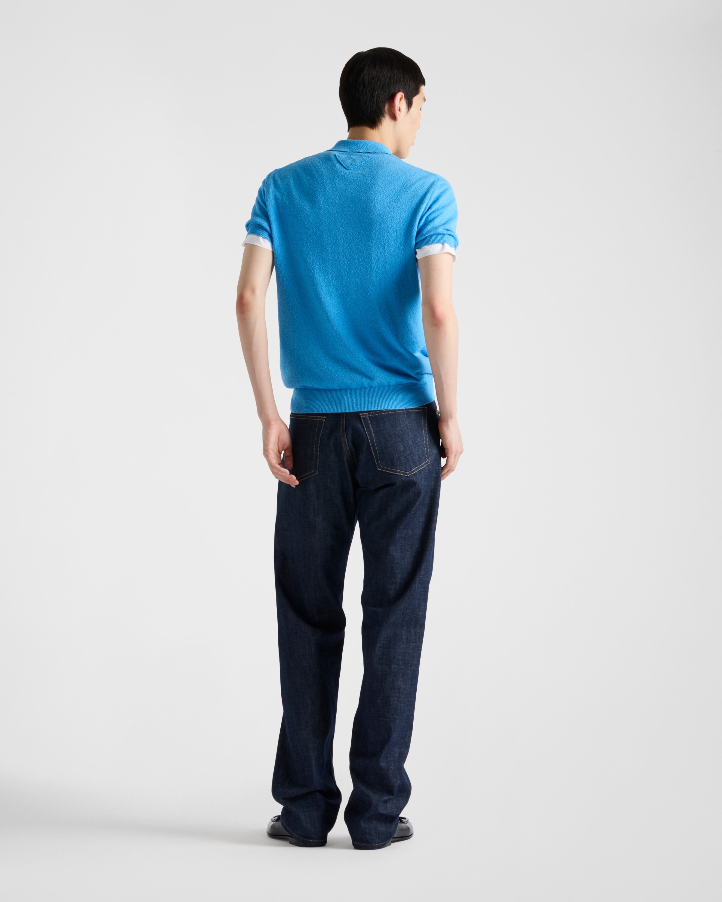 Short-sleeved cotton polo shirt - 5