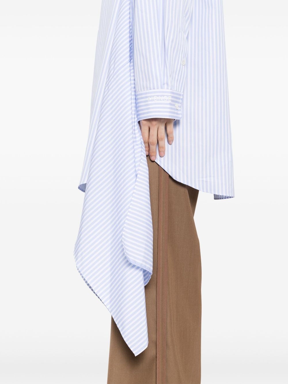 Cascade front shirt dress - 5