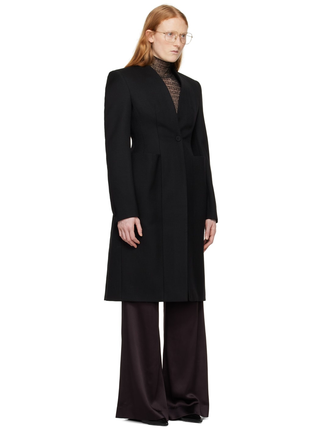 Black Hourglass Coat - 2
