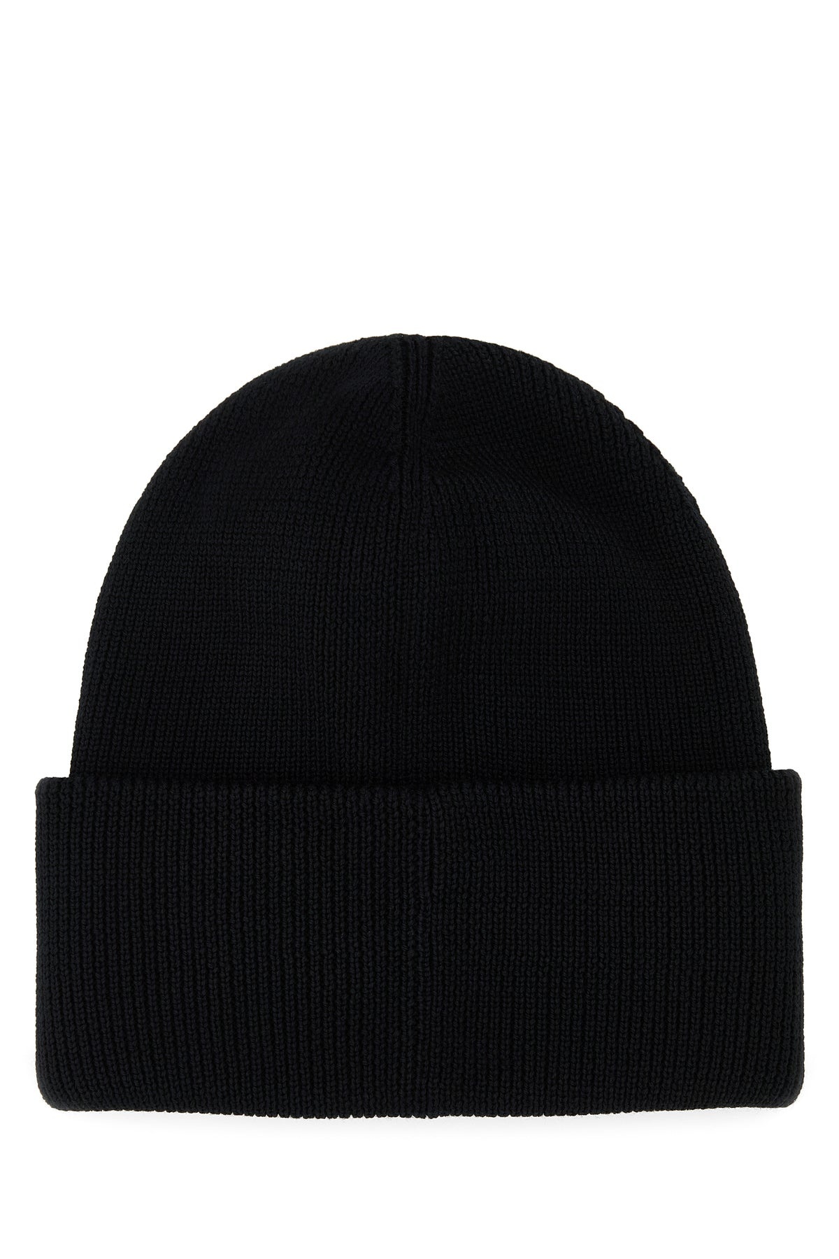 Black wool Arctic beanie hat - 2