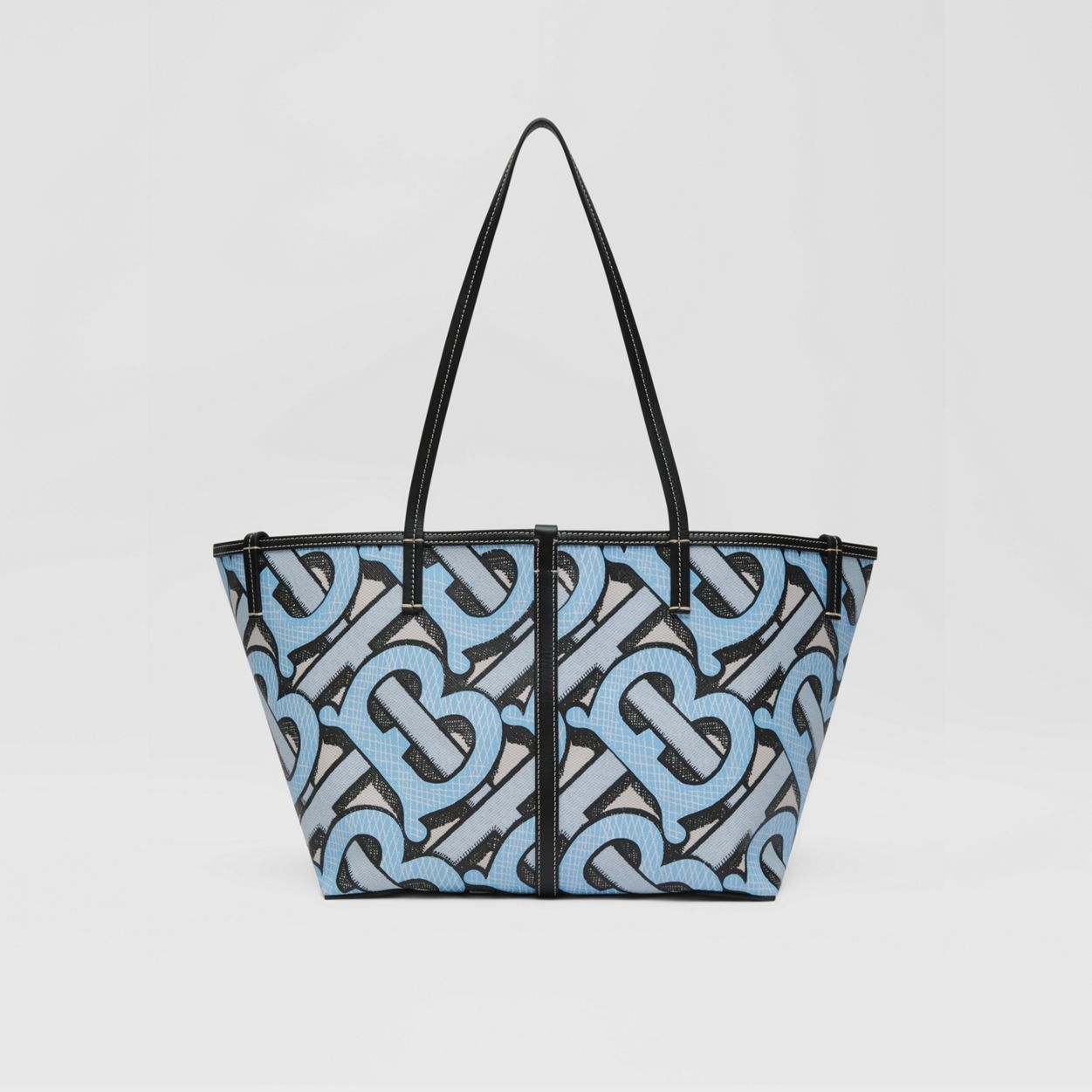 Mini Monogram Print E-canvas Beach Tote - 10