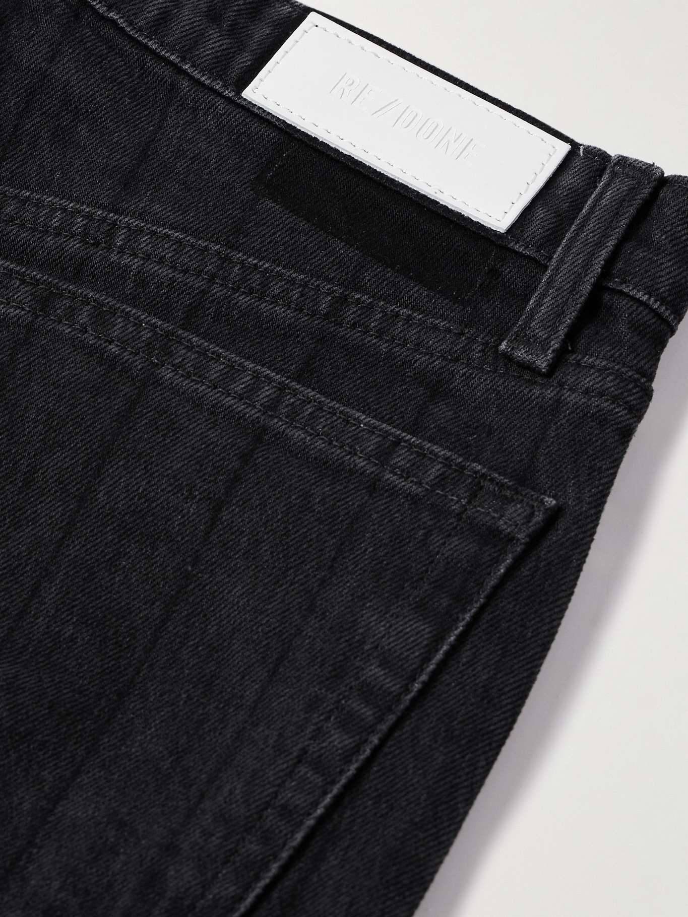 The Riding Jean striped high-rise flared jeans Black - 6