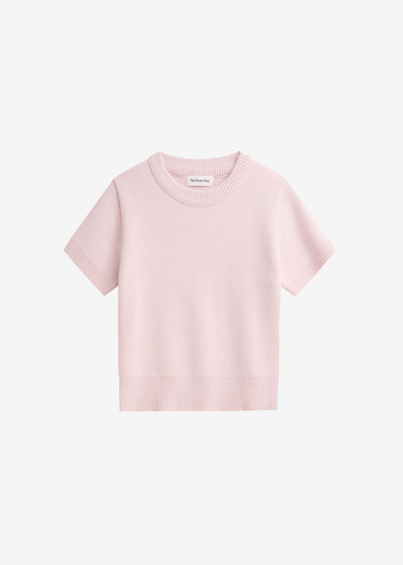 Sona Wool Knit Top - Pink 1