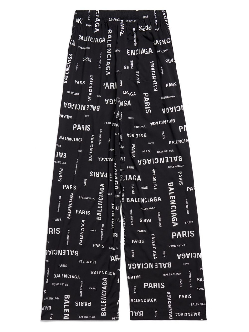 logo-print wide-leg cotton trousers 6