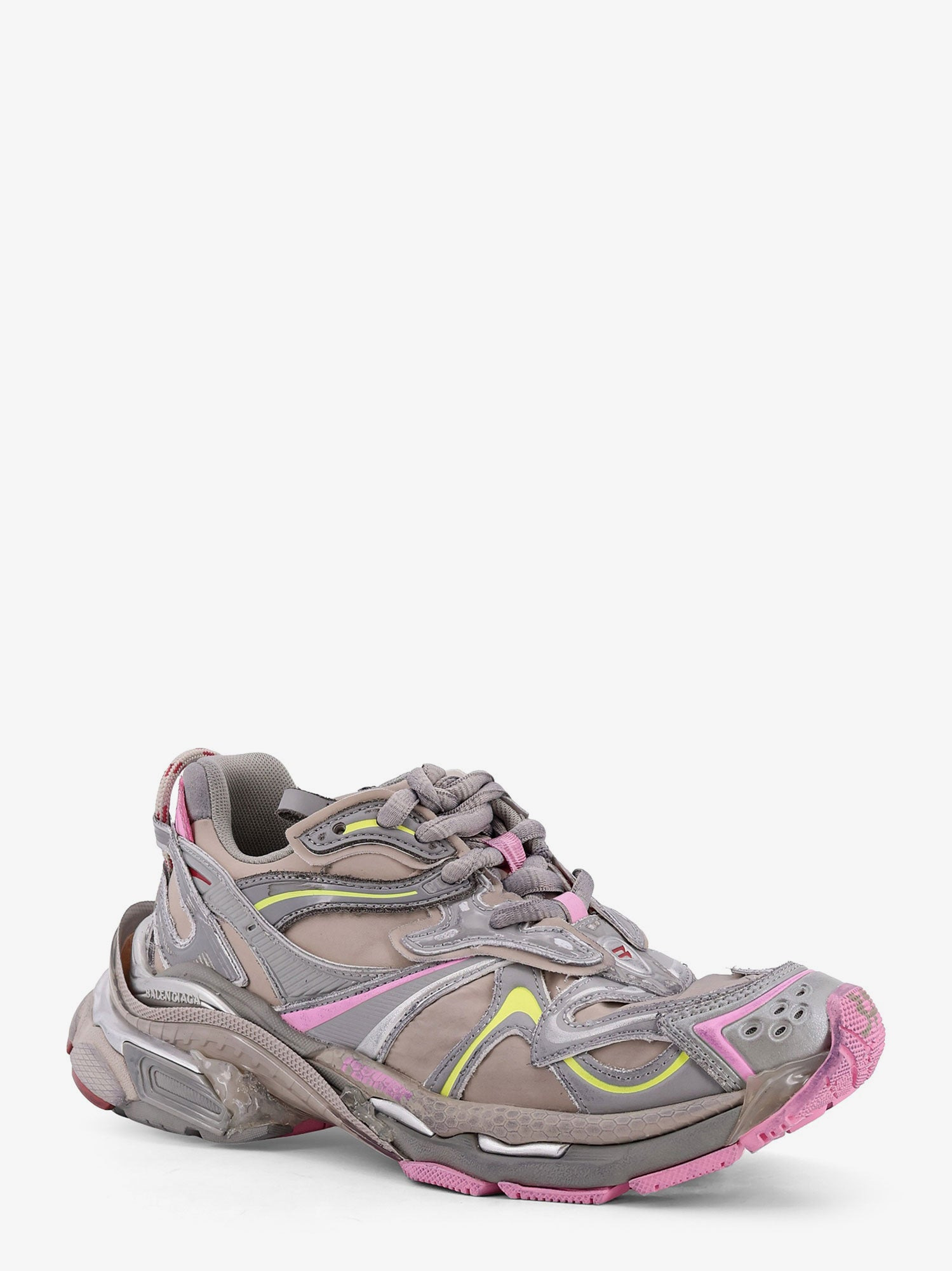 Runner 2 Nylon Low-Top Sneakers With Leather Inserts - 2