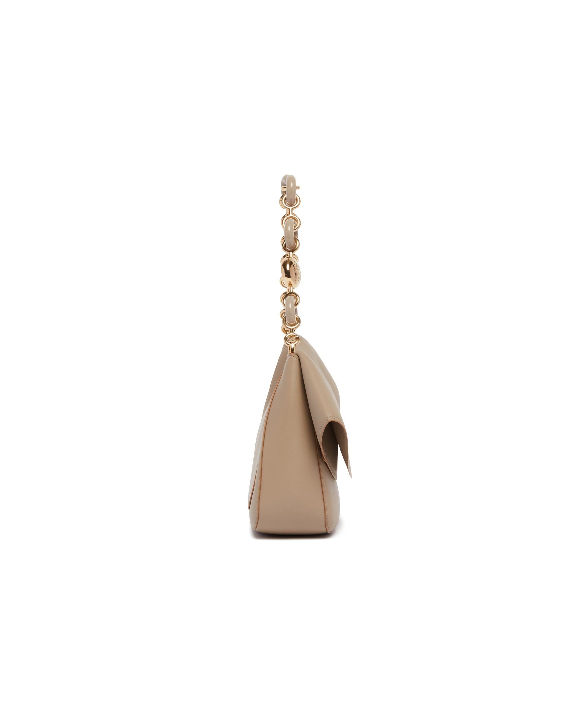 Beige Medium Ola Leather Bag - 2
