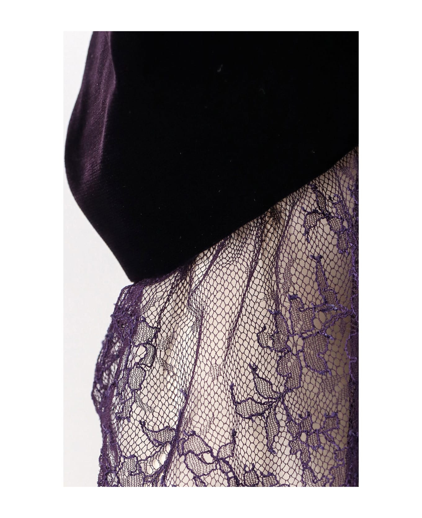 Velvet Dress With Silk Lining - 3