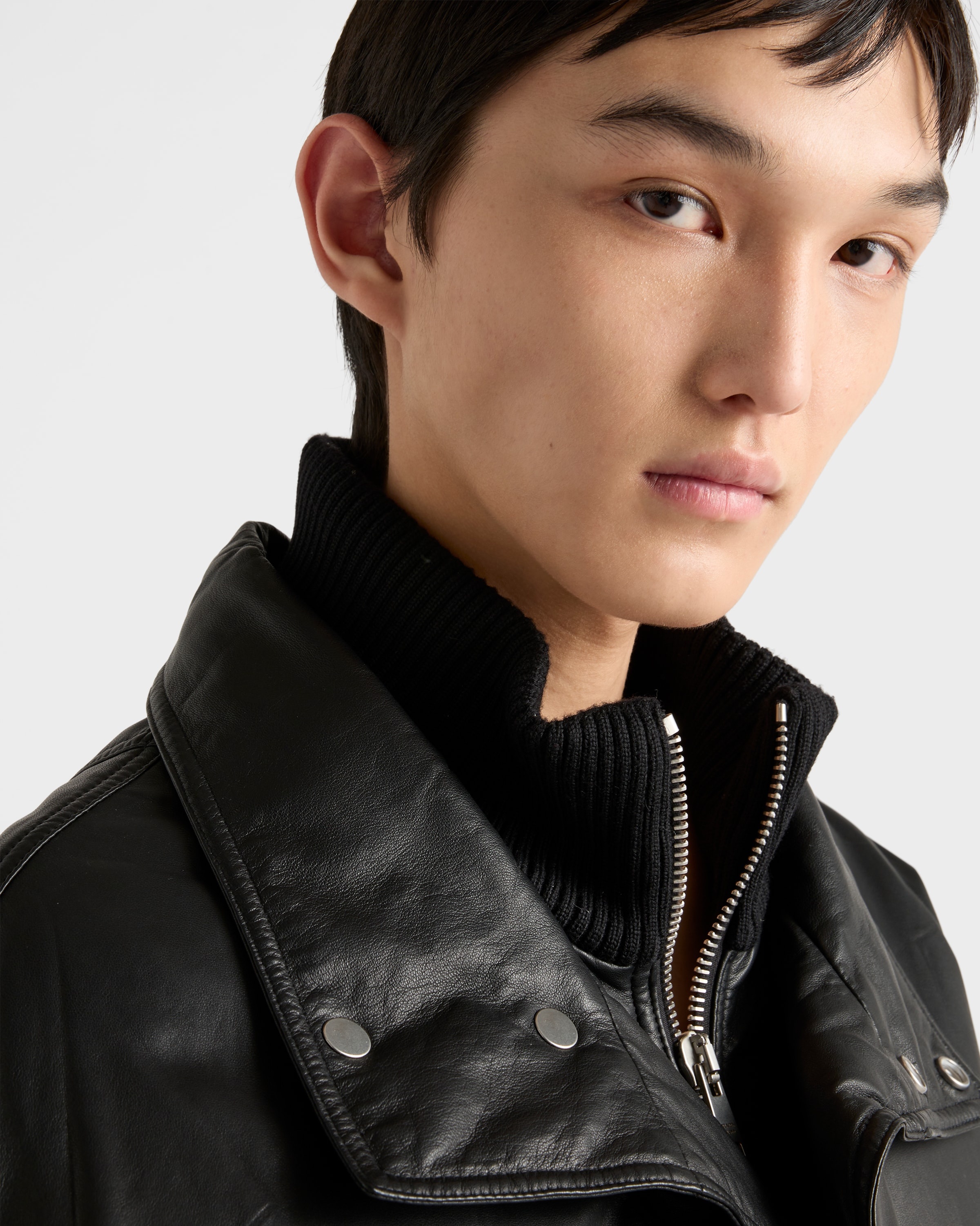 Nappa leather bomber jacket - 4