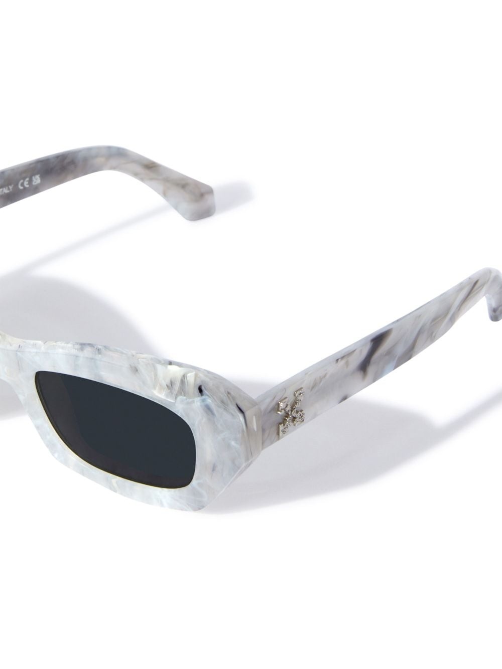 Venezia marbled rectangle sunglasses - 2