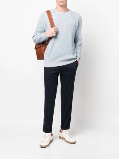 Brunello Cucinelli ribbed-knit cashmere jumper outlook