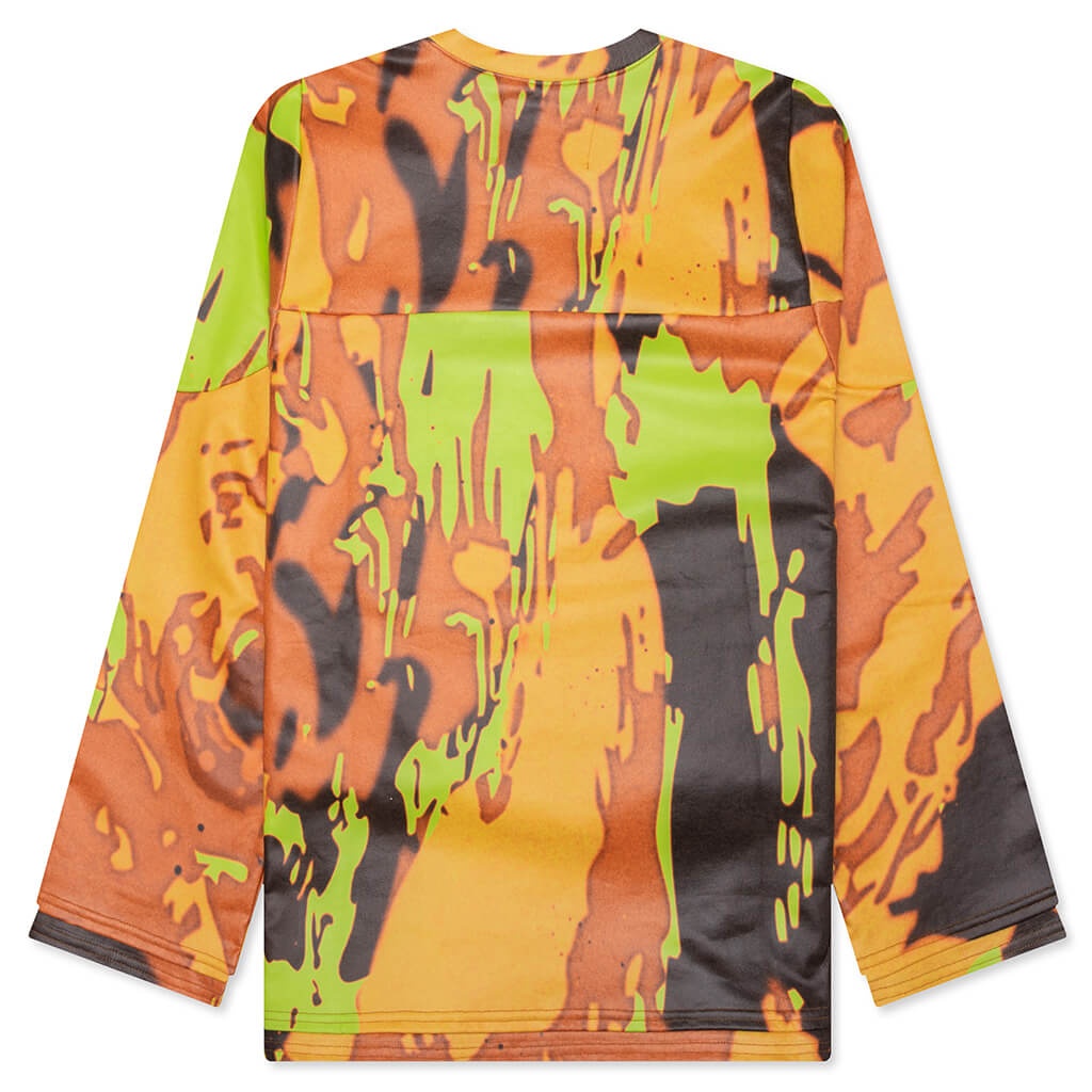 CAMOU LEATHER L/S TEE - CAMOU - 2