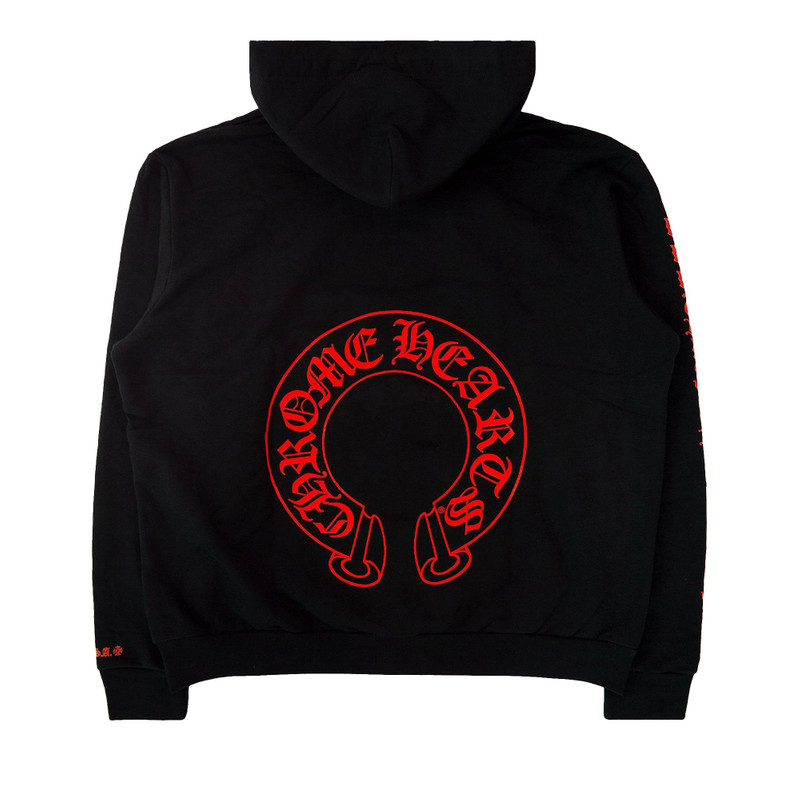 Chrome Hearts Chrome Hearts Horse Shoe Hoodie (Web Exclusive) 'Black' outlook