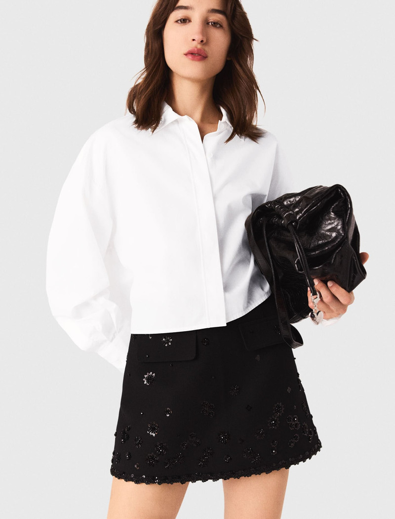 Embroidered skort 5