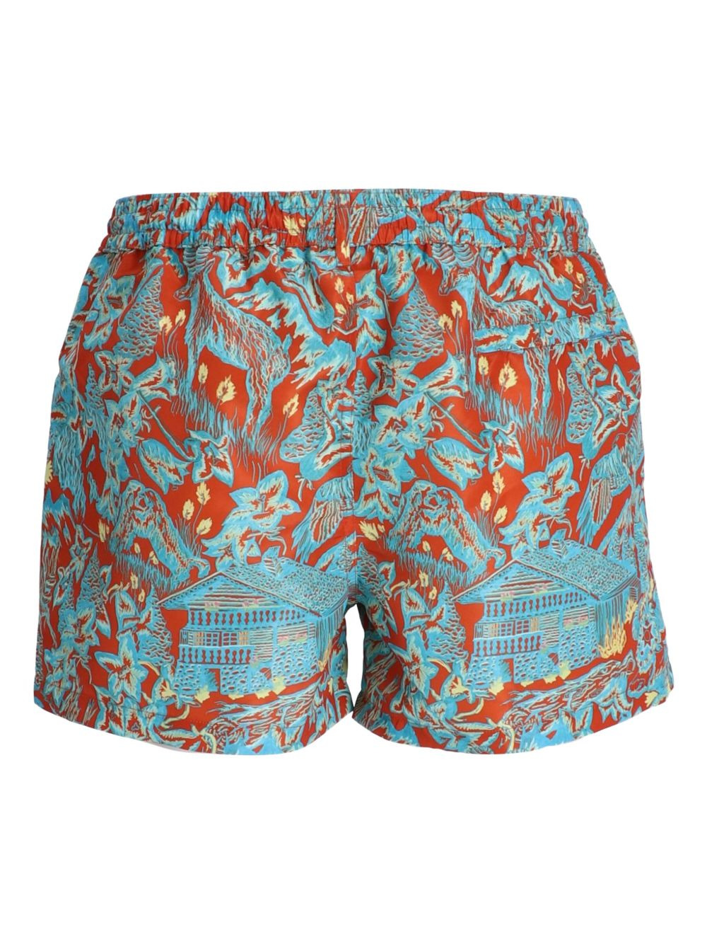 Chalet printed drawstring shorts - 2