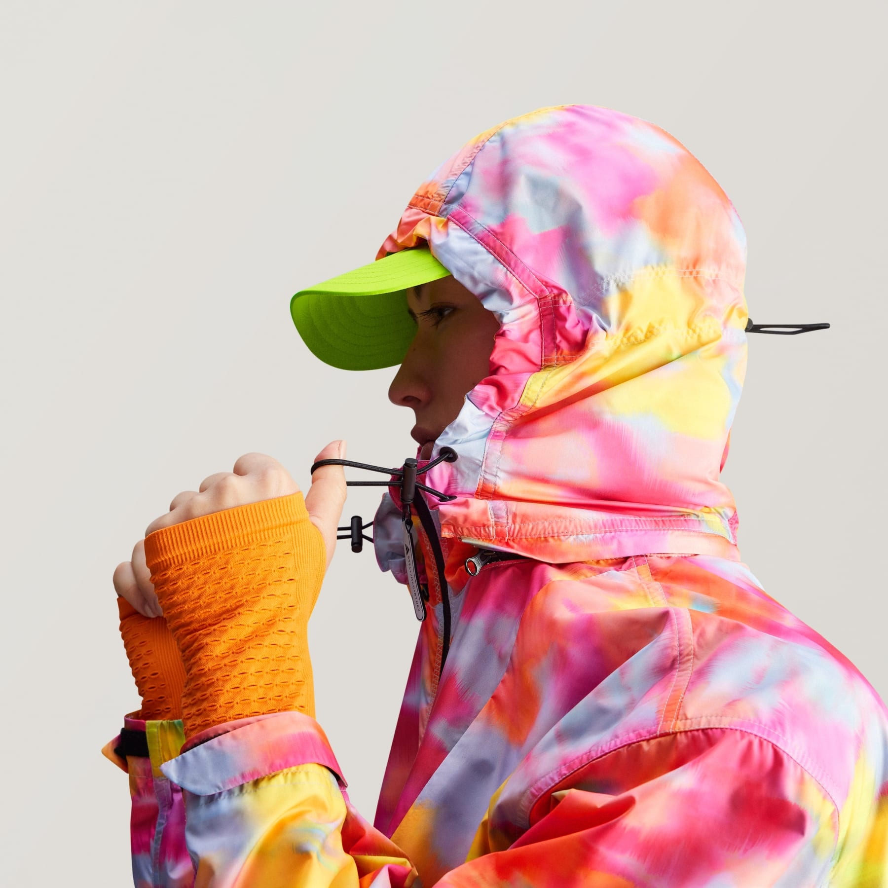 adidas by Stella McCartney Printed Long Parka - 6
