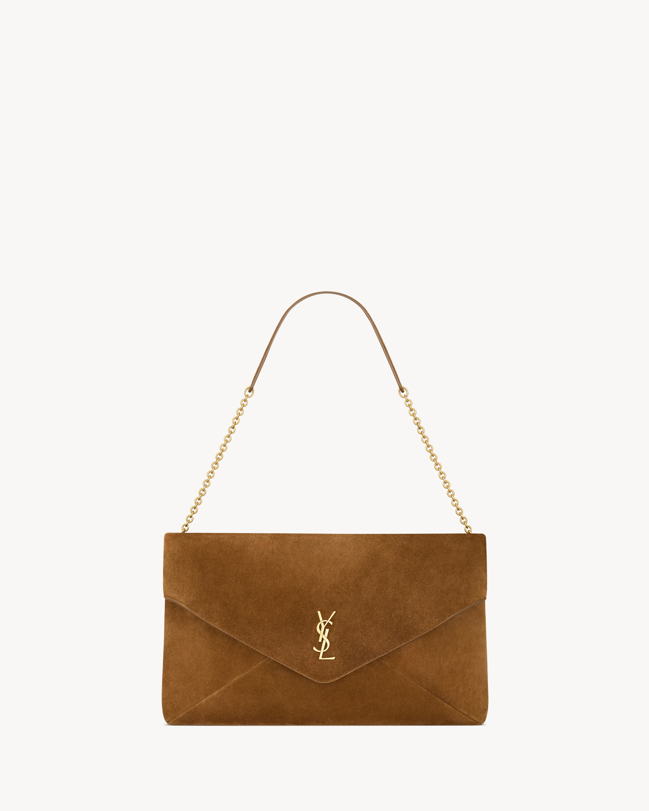 CASSANDRE XXL POUCH ON CHAIN IN SUEDE - 1
