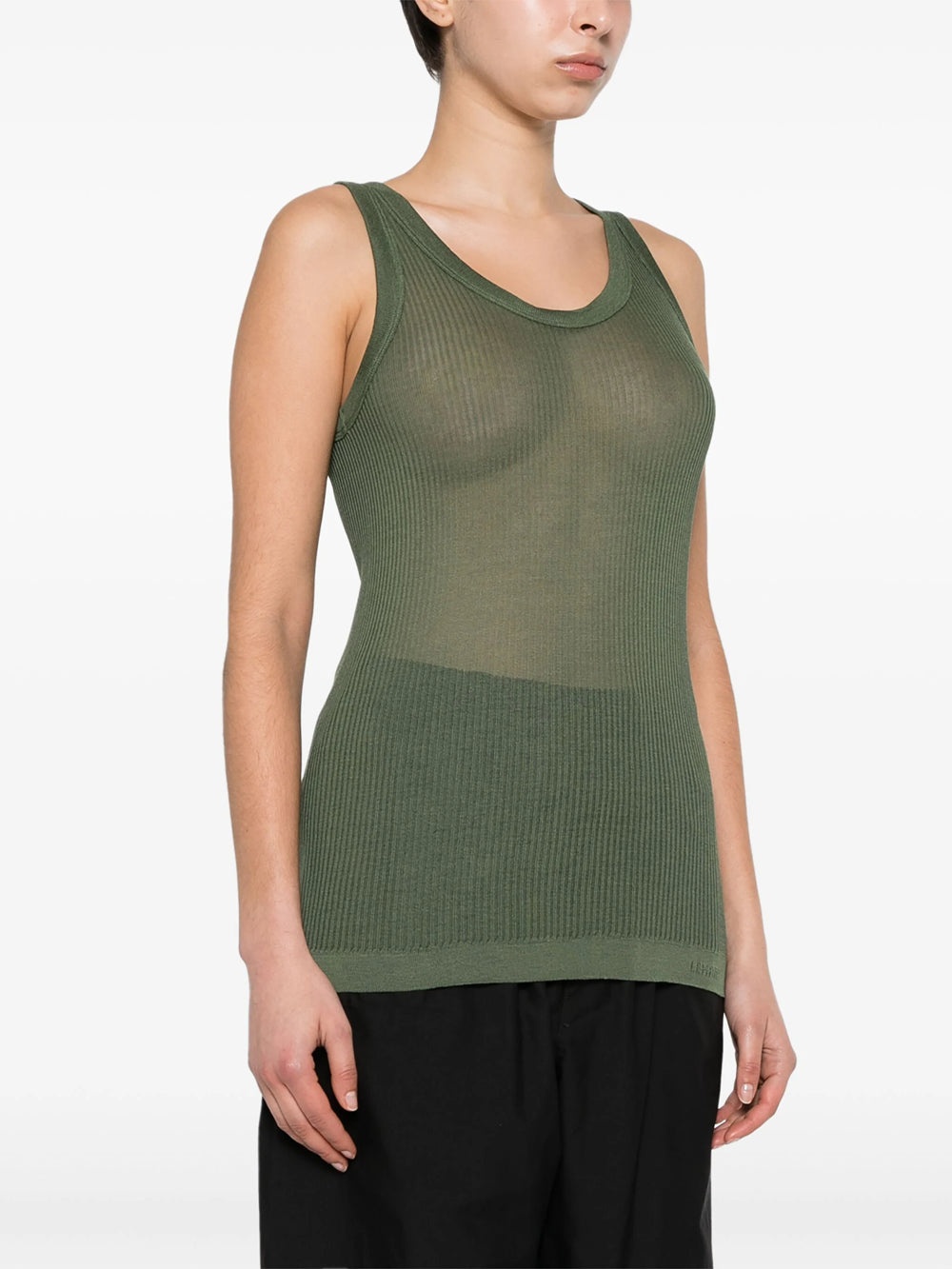 semi-transparent tank top - 3