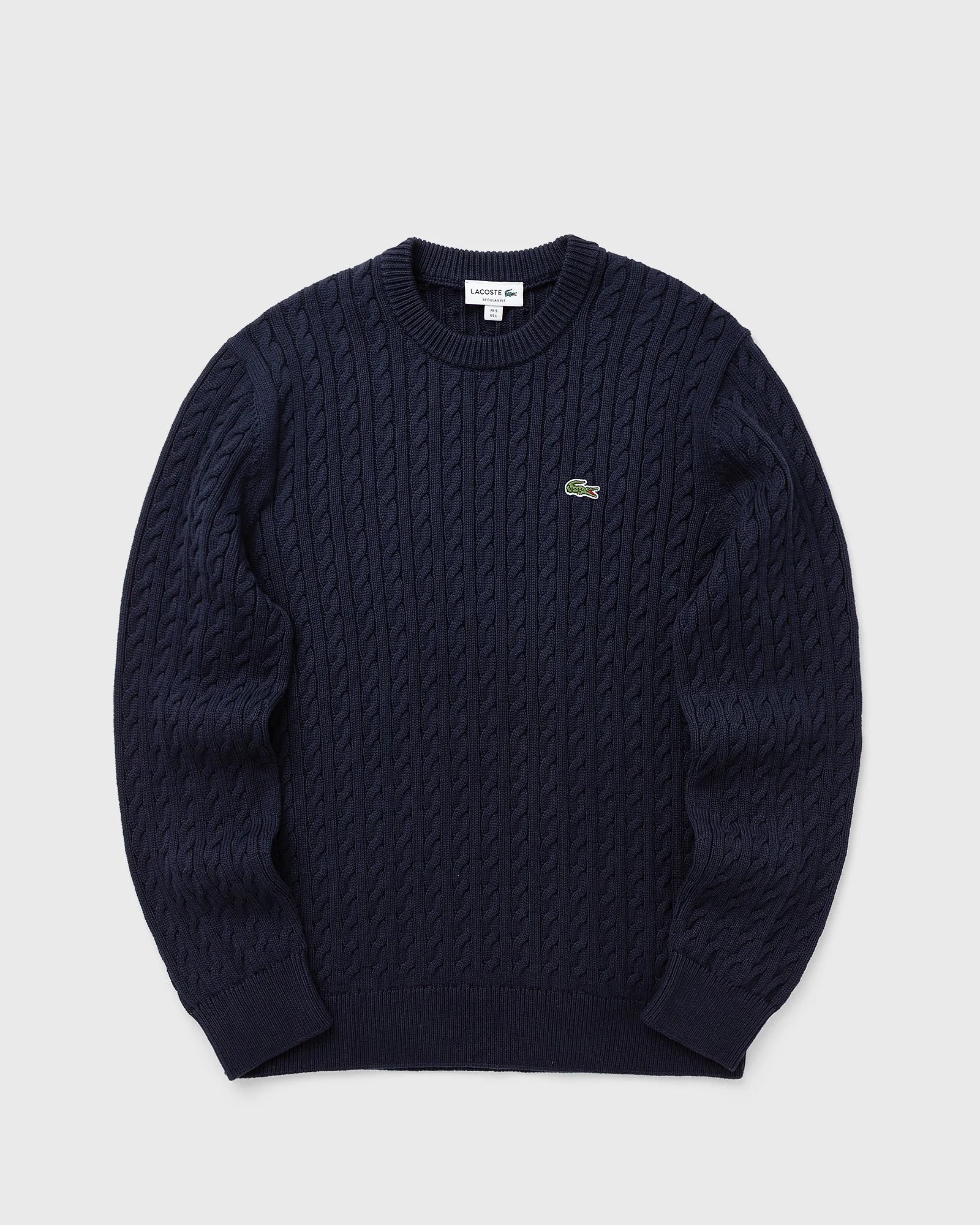 Cable Knit Cotton Sweater - 1