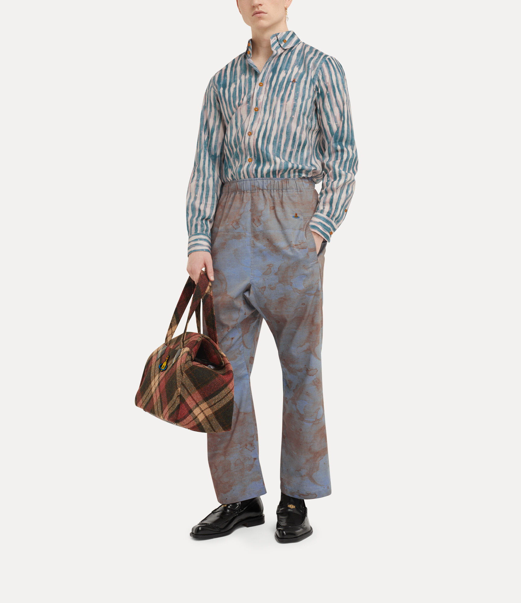 TWO BUTTON KRALL SHIRT - 2
