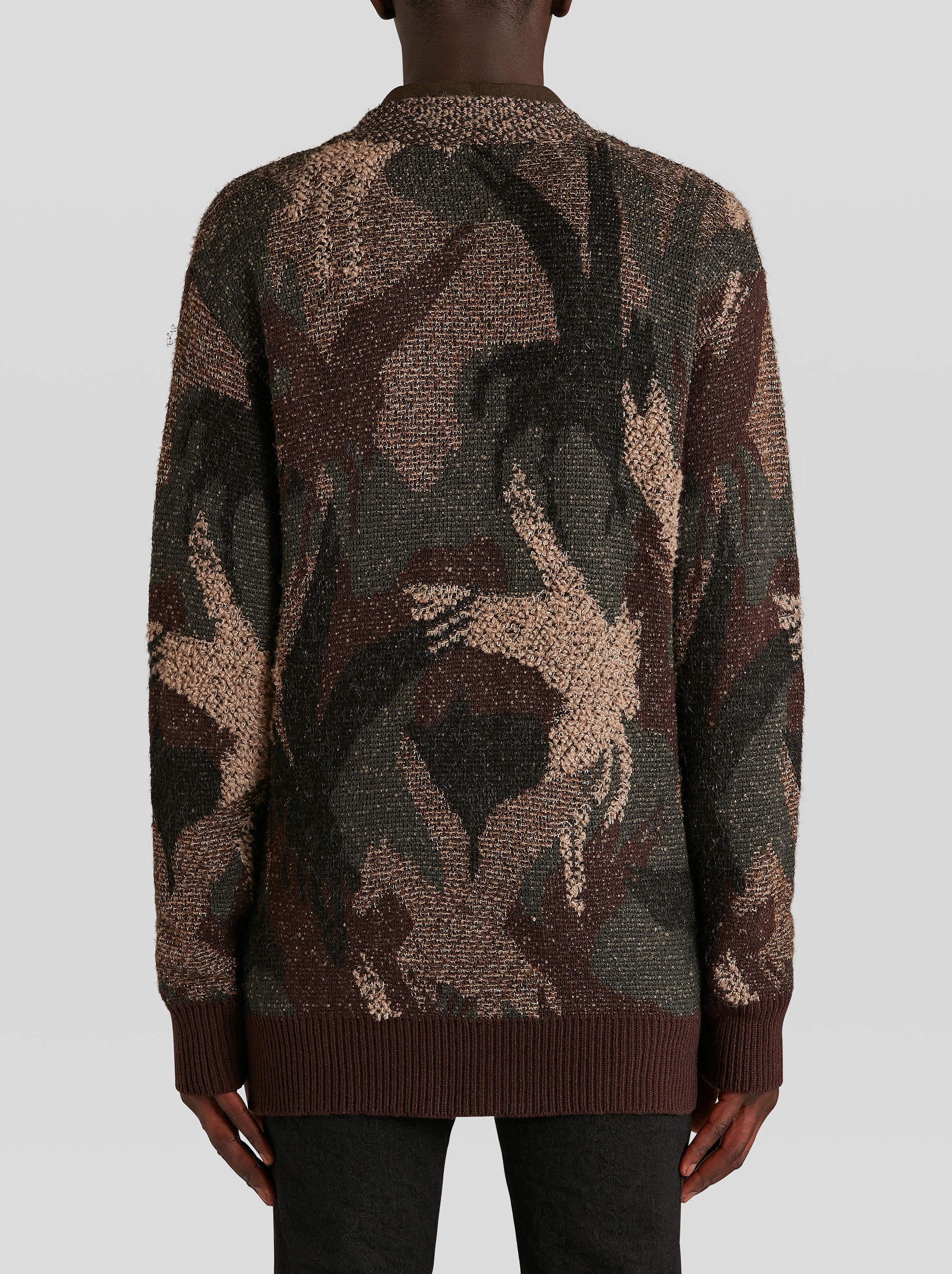 PEGASO PEGAFLYING JACQUARD CARDIGAN - 4